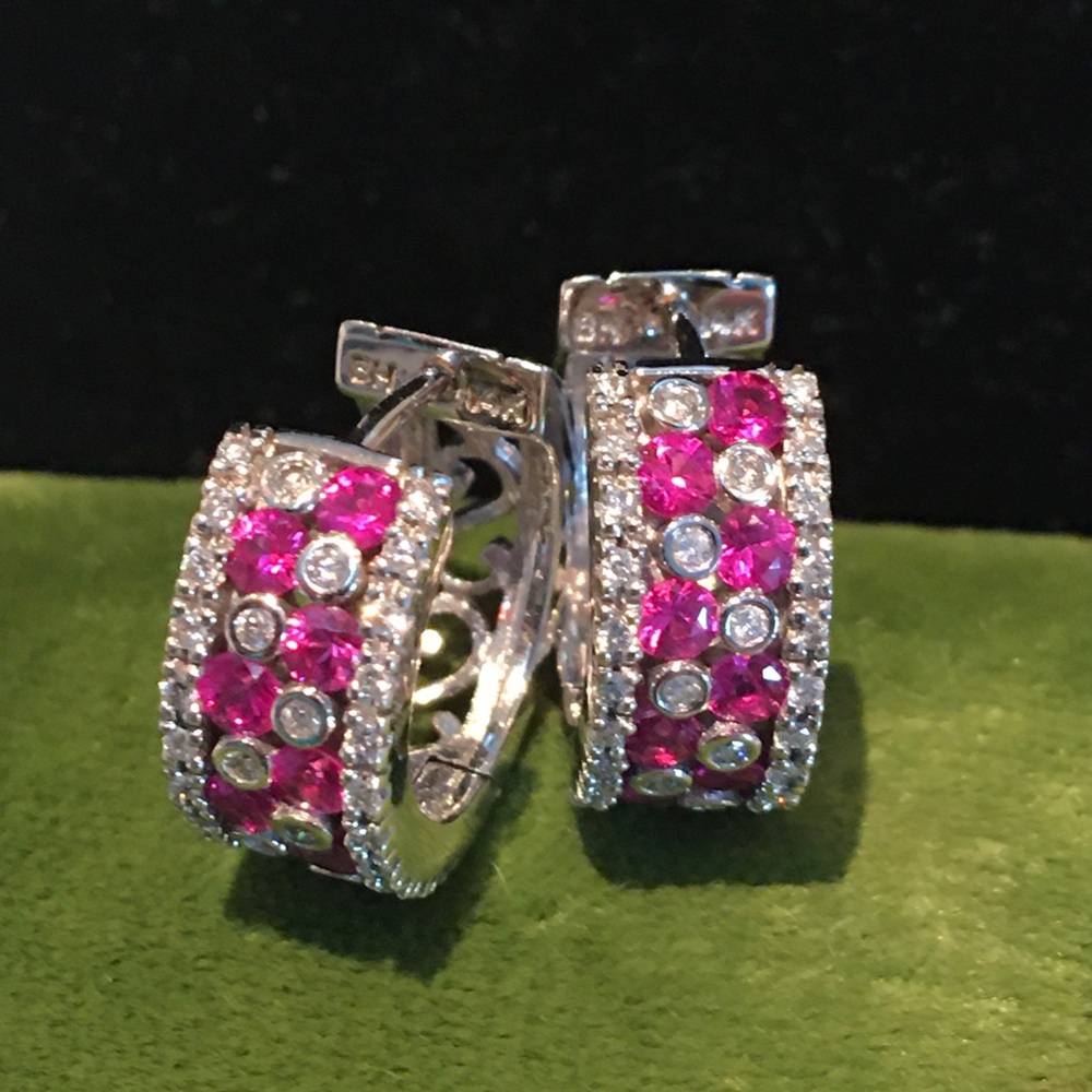 SOLD SOLD SOLD EFFY 14K DIAMOND AND PINK SAPPHIRE